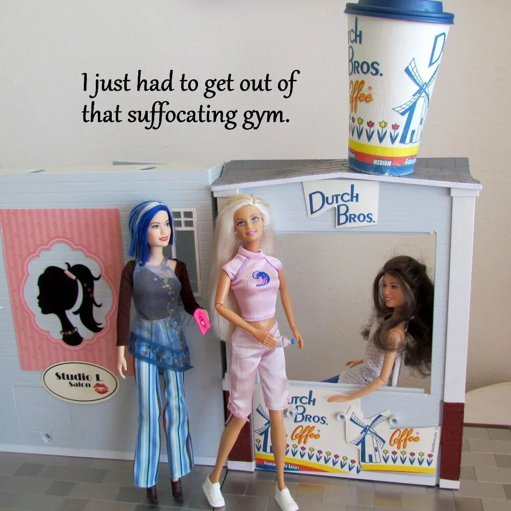 BARBIE + DOG, ARTICULATED DOLL w CLOTHES; SEE THEIR SWEET STORY!